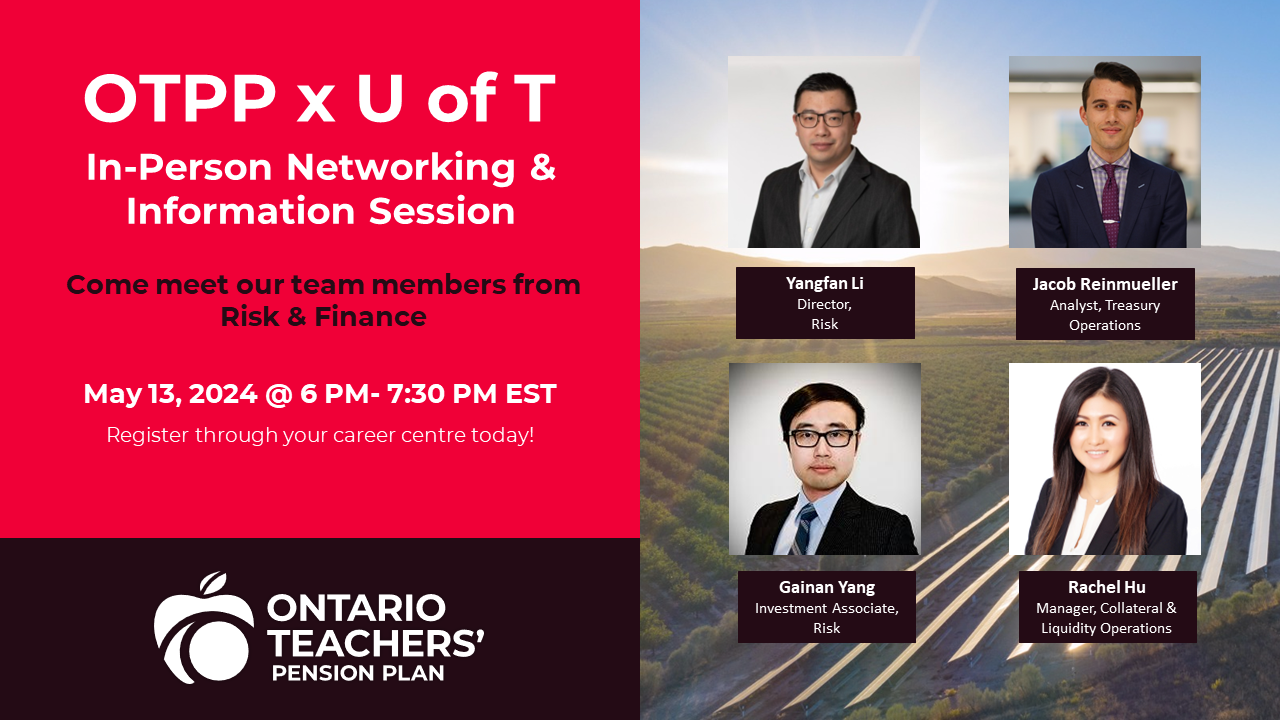 OTPP x UofT – MFE UToronto